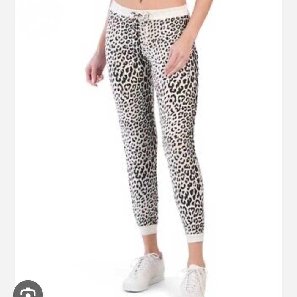 Chaser Leopard Print Jogger Pants
